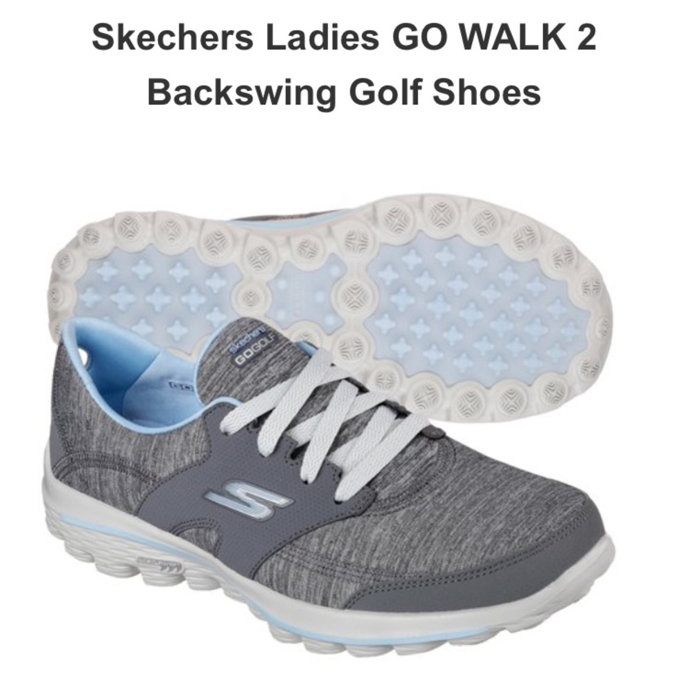 Skechers Ladies GO WALK 2 Backswing Golf Shoes